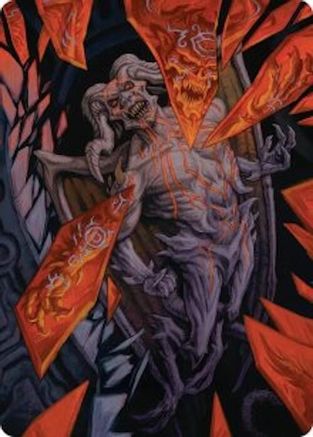 Curse-Marred Demon Art Card (ASFRA-037) - Art Series: Reality Fracture-1