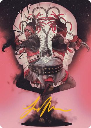 Face Yourself Art Card (Gold-Stamped Signature) (ASFRA-050) - Art Series: Reality Fracture-1