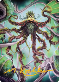 Verdant Kraken Art Card (Gold-Stamped Signature) (ASFRA-053) - Art Series: Reality Fracture-1