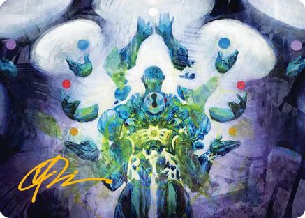 Avatar of Burgeoning Echoes Art Card (Gold-Stamped Signature) (ASFRA-024) - Art Series: Reality Fracture-1