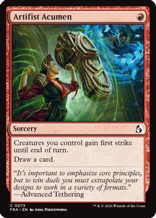 Artifist Acumen (FRA-073) - Reality Fracture Foil-1