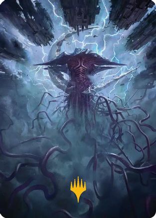 Emrakul, the Exigent Doom Art Card (Gold-Stamped) (ASFRA-001) - Art Series: Reality Fracture-1