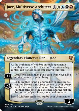 Jace, Multiverse Architect (Borderless) (FRC-001) - Commander: Reality Fracture-1