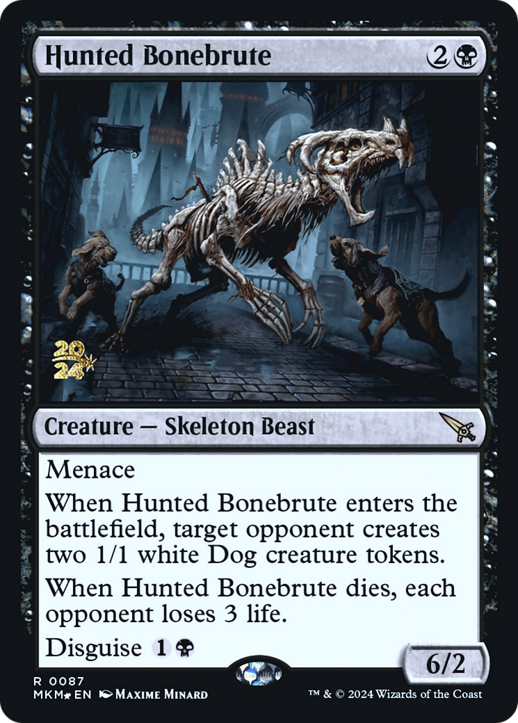 Hunted Bonebrute [Murders at Karlov Manor Prerelease Promos]-1
