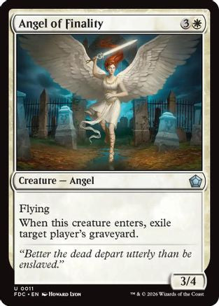 Angel of Finality (FDC-011) - Commander: Foundations-1