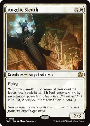 Angelic Sleuth (FDC-016) - Commander: Foundations-1