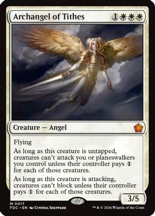 Archangel of Tithes (FDC-017) - Commander: Foundations-1