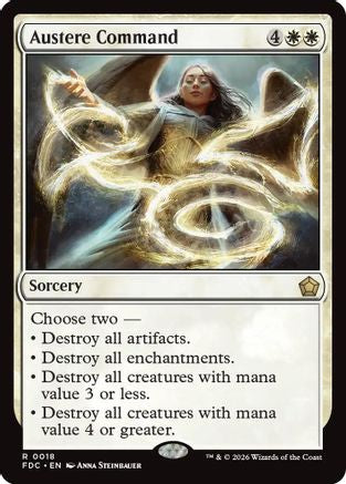 Austere Command (FDC-018) - Commander: Foundations-1