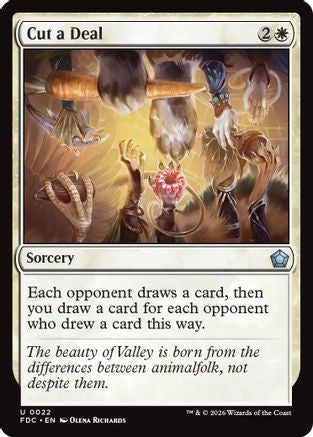 Cut a Deal (FDC-022) - Commander: Foundations-1