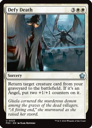 Defy Death (FDC-025) - Commander: Foundations-1