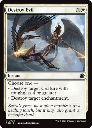 Destroy Evil (FDC-026) - Commander: Foundations-1