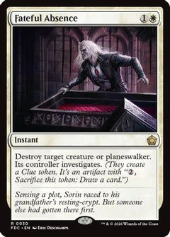 Fateful Absence (FDC-030) - Commander: Foundations-1