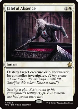 Fateful Absence (FDC-030) - Commander: Foundations-1