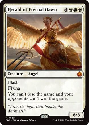 Herald of Eternal Dawn (FDC-033) - Commander: Foundations-1