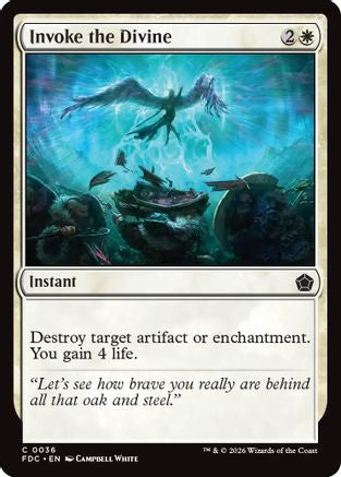 Invoke the Divine (FDC-036) - Commander: Foundations-1