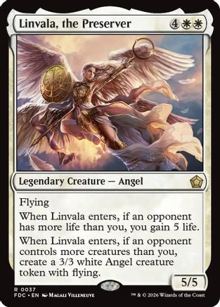 Linvala, the Preserver (FDC-037) - Commander: Foundations-1