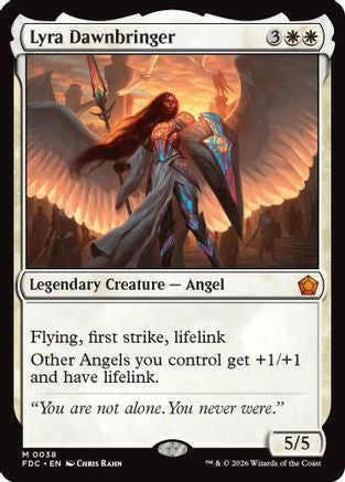 Lyra Dawnbringer (FDC-038) - Commander: Foundations-1
