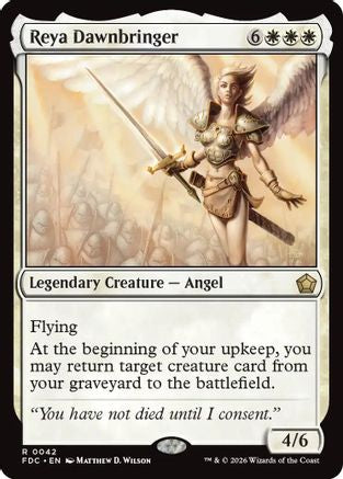 Reya Dawnbringer (FDC-042) - Commander: Foundations-1