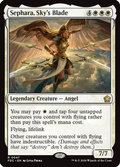Sephara, Sky's Blade (FDC-047) - Commander: Foundations-1