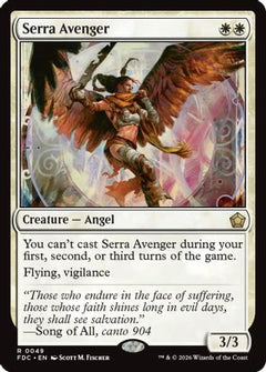 Serra Avenger (FDC-049) - Commander: Foundations-1