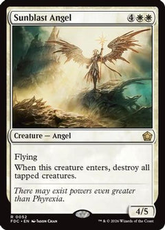 Sunblast Angel (FDC-052) - Commander: Foundations-1