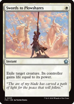 Swords to Plowshares (FDC-053) - Commander: Foundations-1
