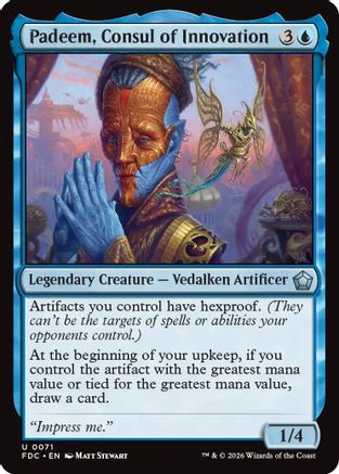 Padeem, Consul of Innovation (FDC-071) - Commander: Foundations-1