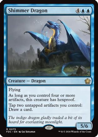 Shimmer Dragon (FDC-075) - Commander: Foundations-1