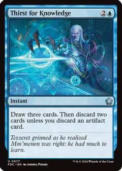Thirst for Knowledge (FDC-077) - Commander: Foundations-1