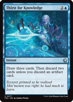 Thirst for Knowledge (FDC-077) - Commander: Foundations-1