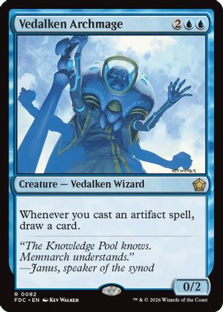 Vedalken Archmage (FDC-082) - Commander: Foundations-1