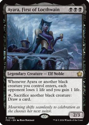 Ayara, First of Locthwain (FDC-086) - Commander: Foundations-1