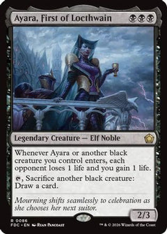 Ayara, First of Locthwain (FDC-086) - Commander: Foundations-1