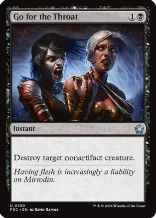 Go for the Throat (FDC-100) - Commander: Foundations-1