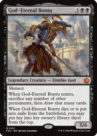God-Eternal Bontu (FDC-101) - Commander: Foundations-1