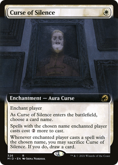 Curse of Silence (Extended Art) [Innistrad: Midnight Hunt]-1