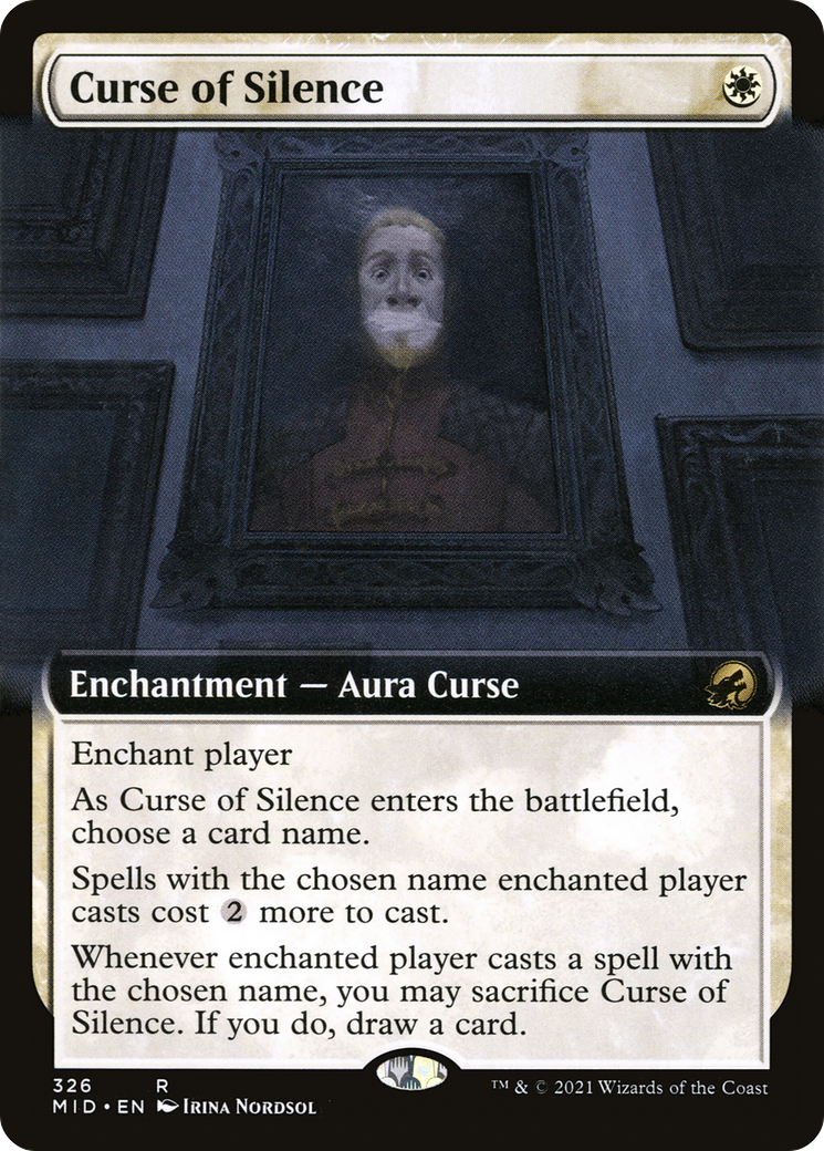 Curse of Silence (Extended Art) [Innistrad: Midnight Hunt]-1