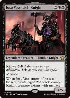 Josu Vess, Lich Knight (FDC-107) - Commander: Foundations-1