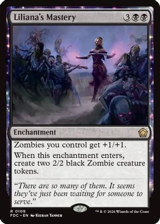 Liliana's Mastery (FDC-109) - Commander: Foundations-1