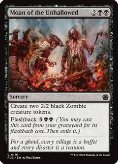 Moan of the Unhallowed (FDC-116) - Commander: Foundations-1