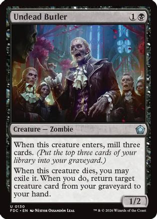 Undead Butler (FDC-130) - Commander: Foundations-1
