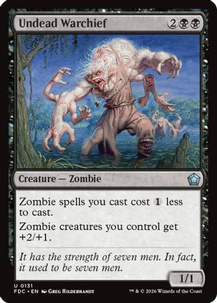Undead Warchief (FDC-131) - Commander: Foundations-1
