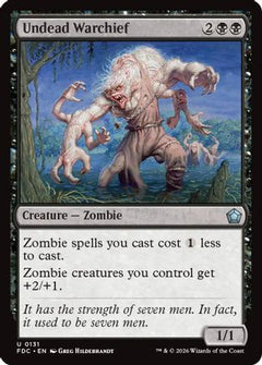 Undead Warchief (FDC-131) - Commander: Foundations-1