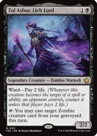 Zul Ashur, Lich Lord (FDC-135) - Commander: Foundations-1