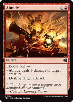 Abrade (FDC-136) - Commander: Foundations-1