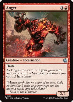 Anger (FDC-137) - Commander: Foundations-1