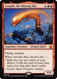 Atsushi, the Blazing Sky (FDC-138) - Commander: Foundations-1