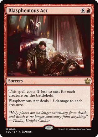 Blasphemous Act (FDC-140) - Commander: Foundations-1