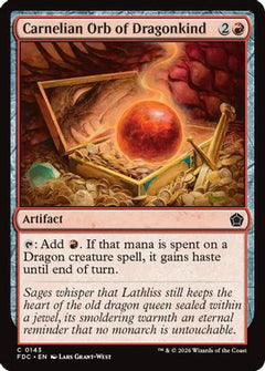 Carnelian Orb of Dragonkind (FDC-143) - Commander: Foundations-1