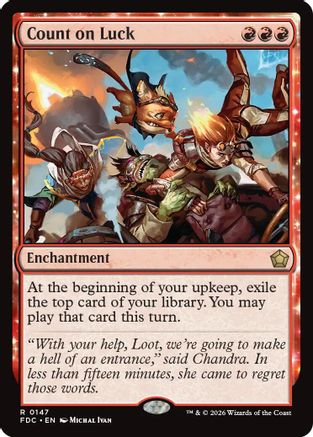 Count on Luck (FDC-147) - Commander: Foundations-1